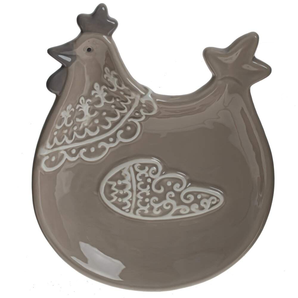 REMECO COLLECTION Блюдо 795853 Курочка L14 W18 H2,5см керамика