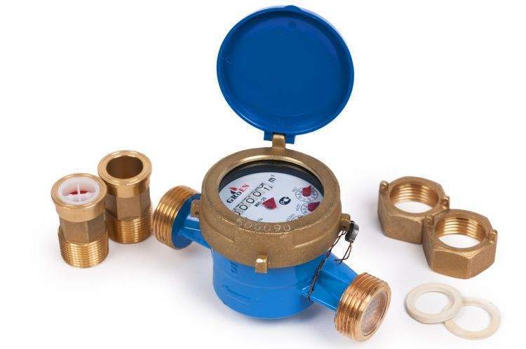 Счетчик воды мокроход GROEN 15-110 мм латунь /Химки