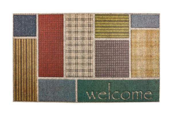 Коврик влаговпитывающий   46х76   Welcome impressions (Пэчворк)