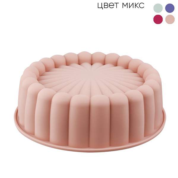 КАТУНЬ Форма КТ-S-370 д/выпечки Кекс силикон 20,3х6,2см
