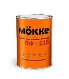 Эмаль MOKKE алкидная ПФ-115  оранжевый 1,9 кг Нов.