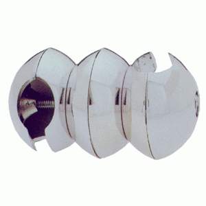 Соединитель параллельный 3-х труб хром