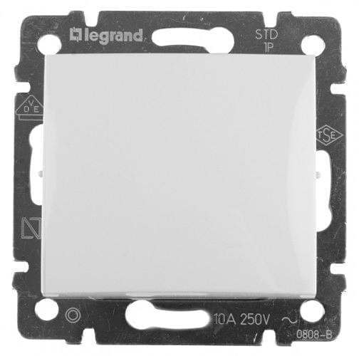 *Выключатель VALENA  2пол.  белый  774402