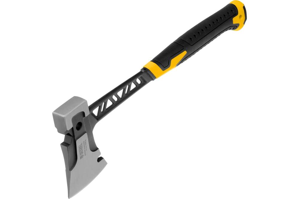 Топор Denzel 600г цельнокованый обрезиненная рукоятка 21499