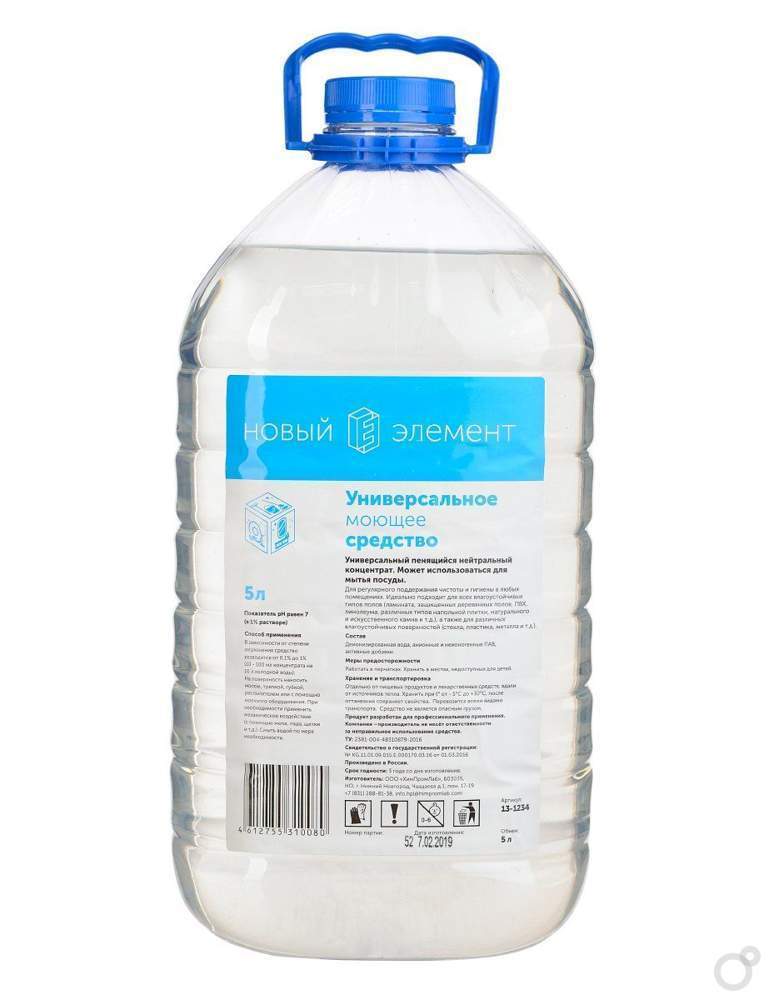 Универ. концентр. моющее ср-во Новый элемент ПЭТ 5л. 13-1234