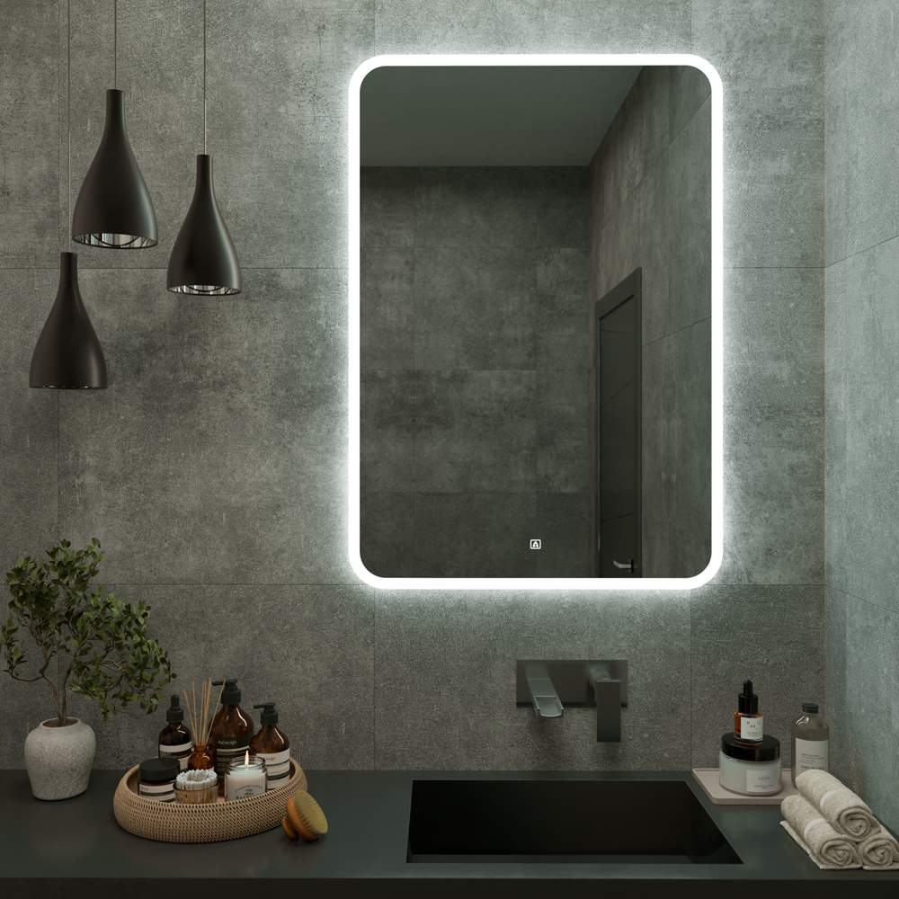 AQUA DE MARCO Maroni Зеркало 70*100см LED-подсветка сенсор