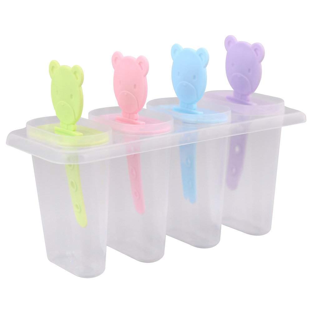 МУЛЬТИДОМ Форма VL80-500 д/мороженого Мишки 4 ячейки