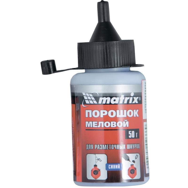 Порошок меловой Matrix синий 115г д/разм.шнуров 84860