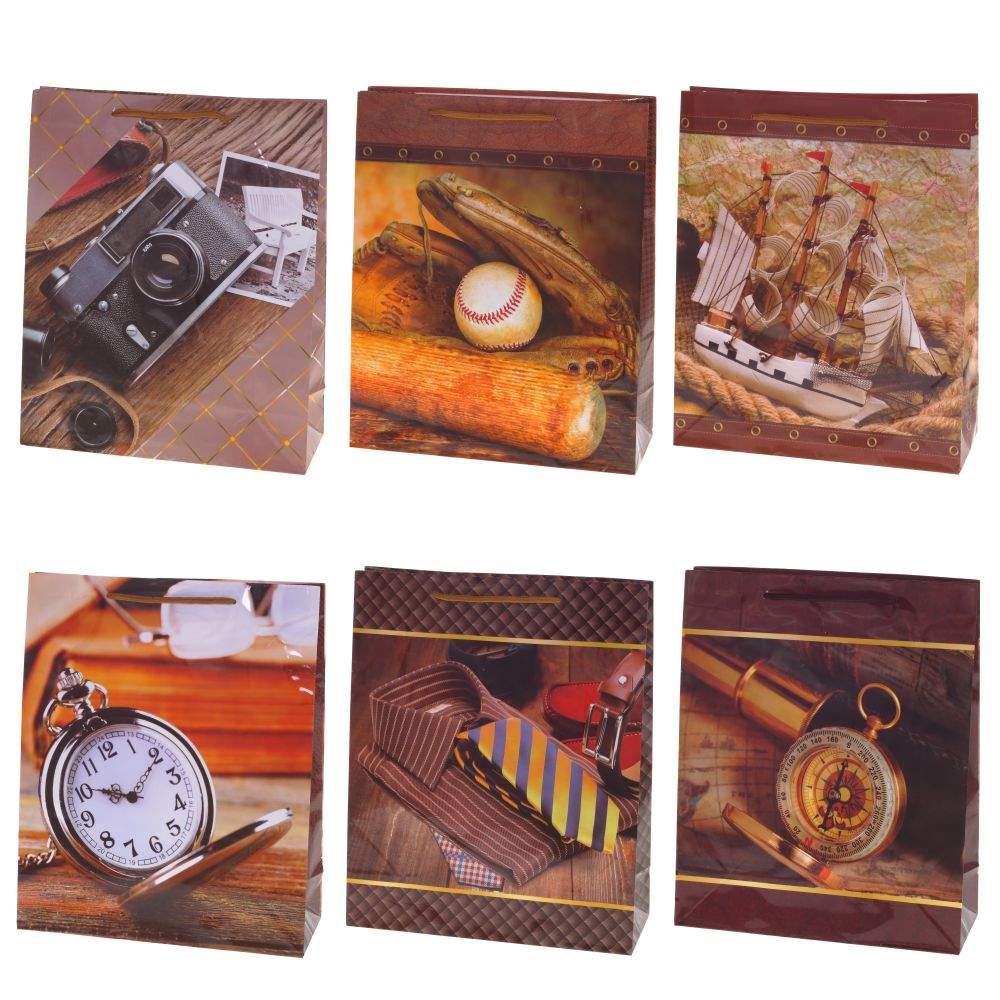 REMECO COLLECTION Пакет подарочный 748862 L18 W8 H21,5см 6в