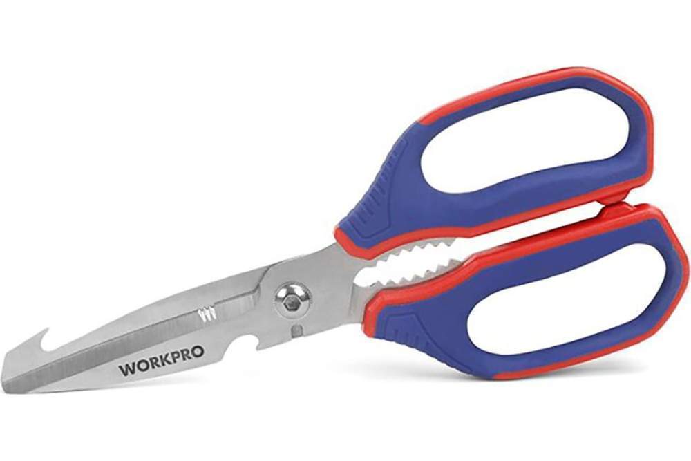 Ножницы WORKPRO кухонные многофункциональные  250мм (10")  WP214006