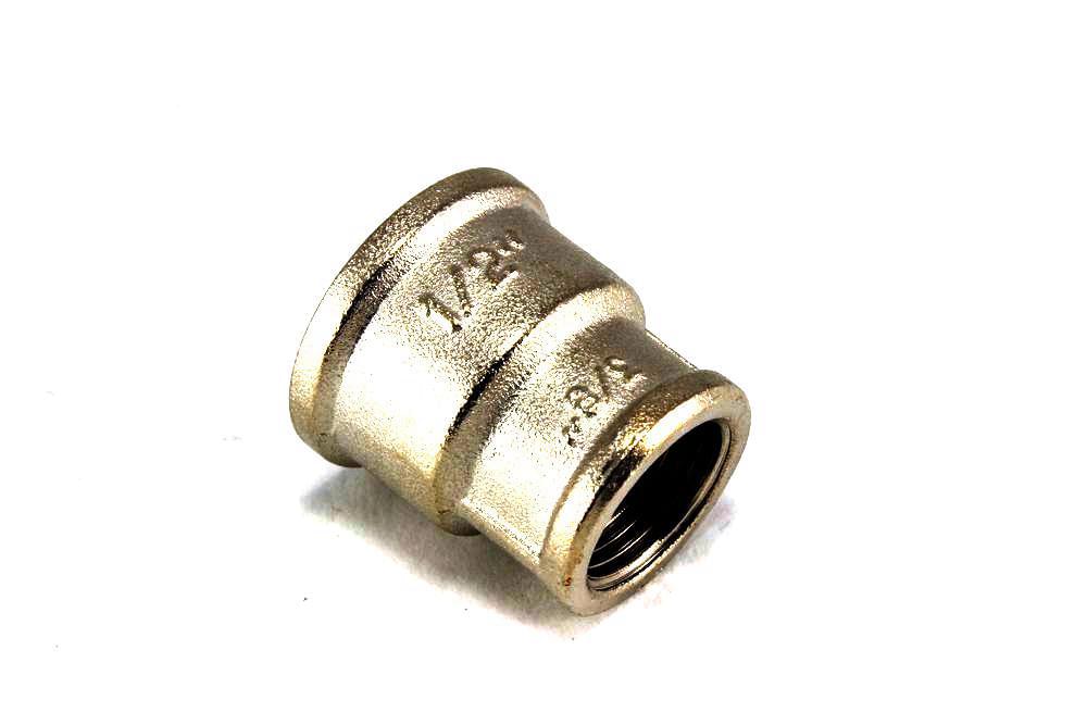 Муфта перех.  1/2" х 3/8" хр. VTr.240.N.0403