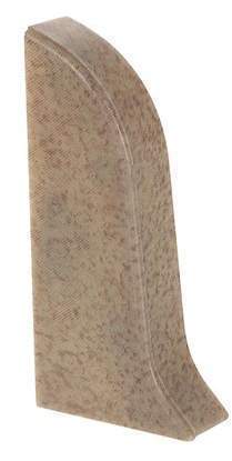 859    Заглушка левая 58мм Мрамор светлый