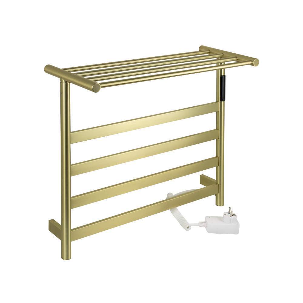Полотенцесушитель KRAFTTE 510х573х220мм лесенка с полкой Бронза 44021