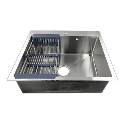 Мойка FABIA  PROFI врезная 60х50cм  3,0х0,8мм гл.200мм  60503