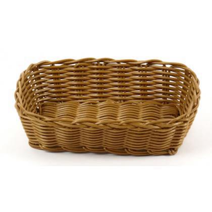 LUXSTAHL Корзинка кт1912 коричневая прямоугольная 21х14,5х6см