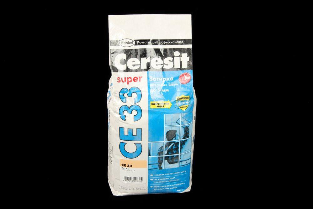 Затирка Ceresit CE33 S №28 персик  2-5мм (2кг) 790886