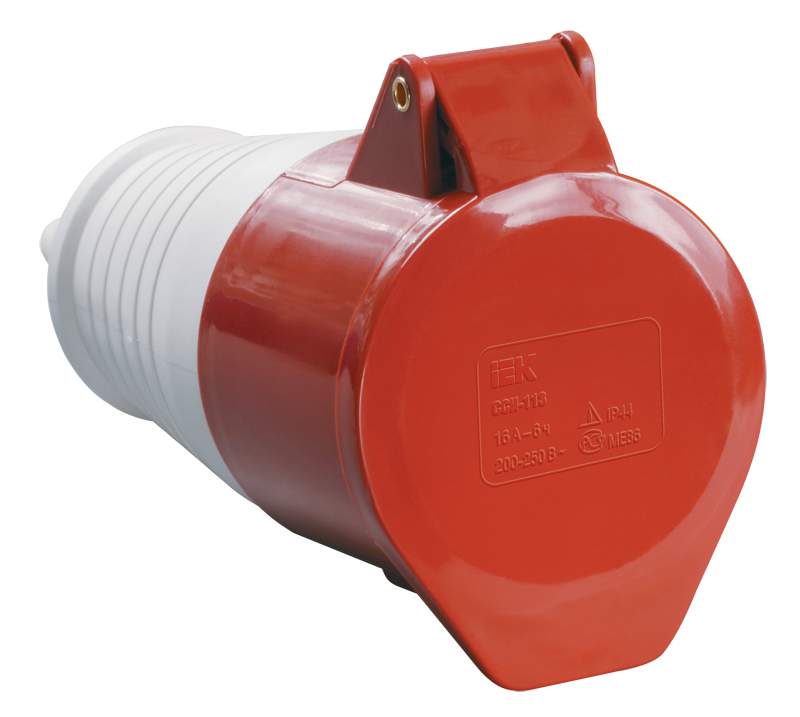 * Розетка ИЭК перен. ССИ-214  3Р+Е 16А  380В  IP44  PSR22-016-4  33956