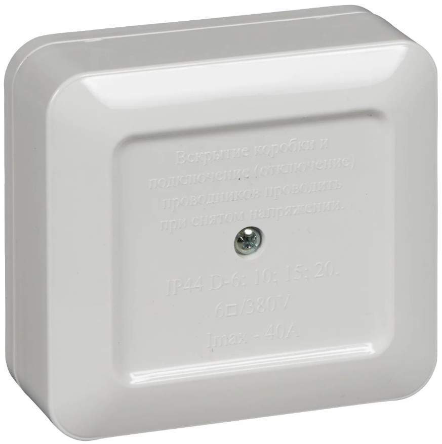 Коробка клеммная 5х6кв.мм 380В 40А IP44 монт.плата   SchE KLK-5S  73559