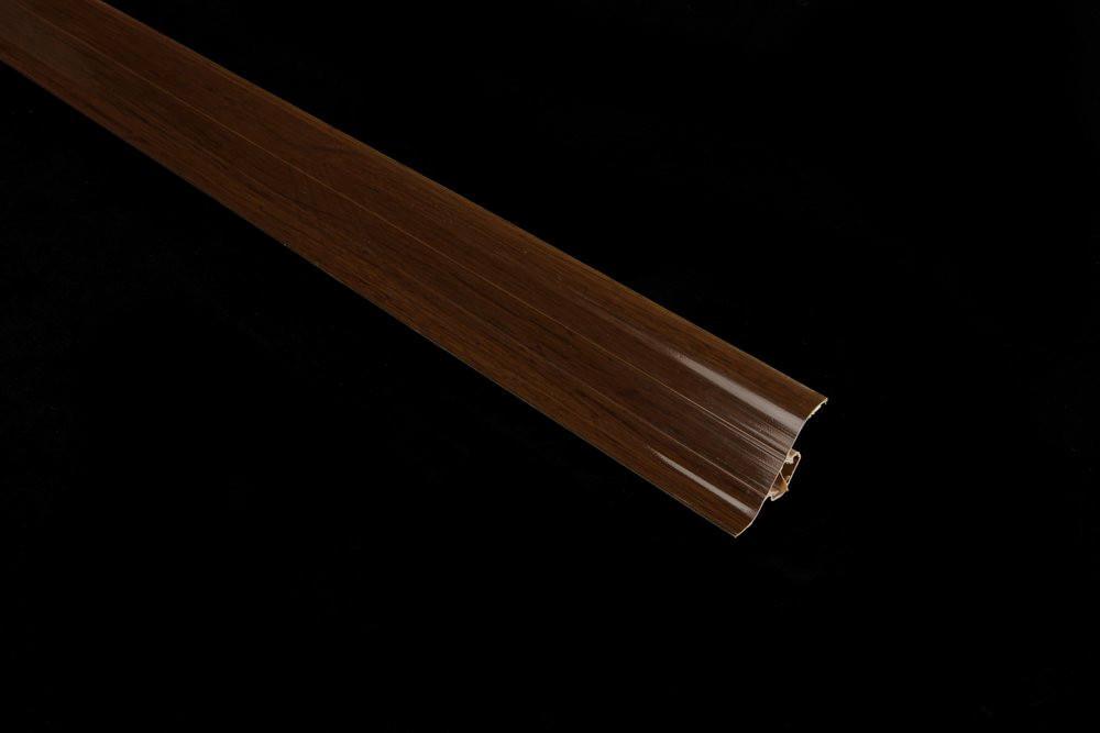 306  Плинтус н/п Лидер  62мм/24мм Вяз темно-коричневый