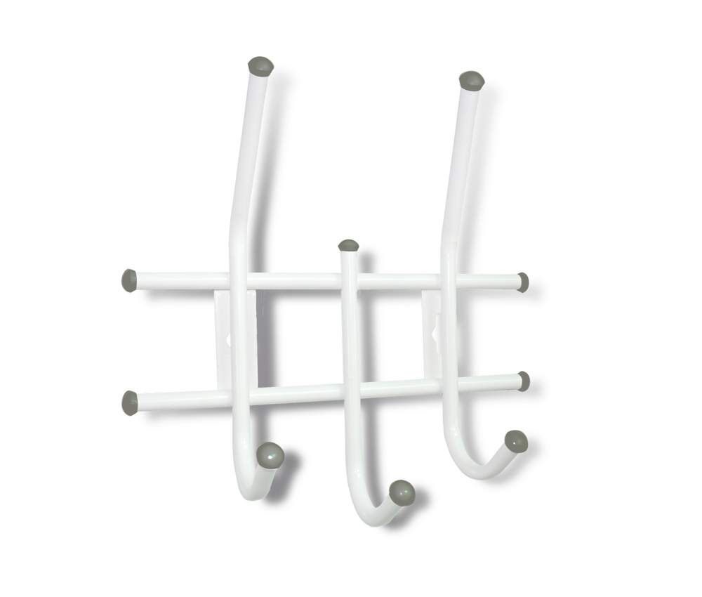 Вешалка Sheffilton  Стандарт 2/3 В2-5-4 белый/серый  металл/пласт.