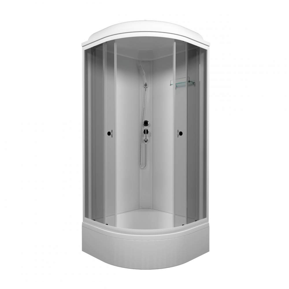 Душевая кабина Грэй В  90х90(7мест + сифон D90мм)