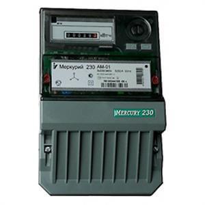 Счетчик эл. Меркурий  230 АМ-01  3ф 1т  5-50А  220/380В