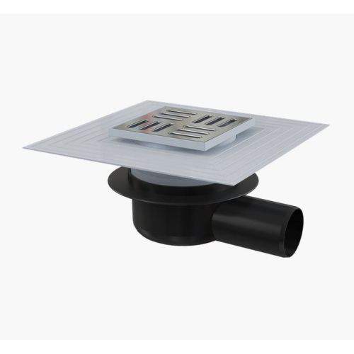 Трап сливной APV26C  105*105/50 подв.бок.,решетка-нерж.,2х уров.воротник