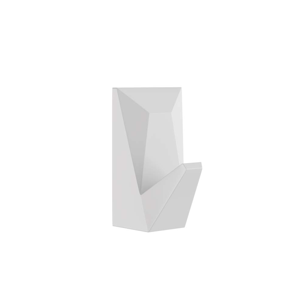 Крючок одинарный ICE White KLE-ICE028WT