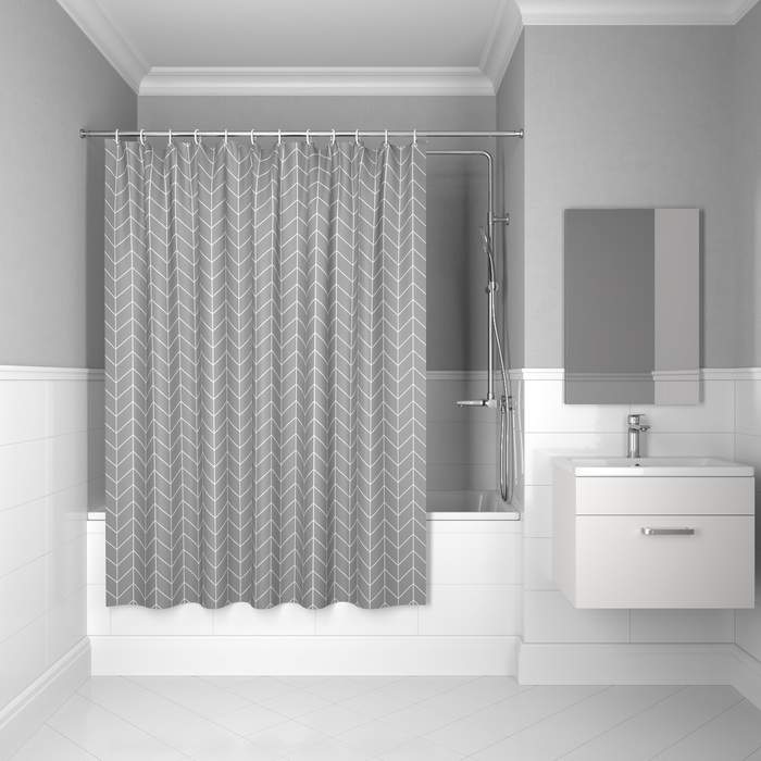 Штора д/ванной IDDIS 200*240см  полиэст.  BD06P24i11