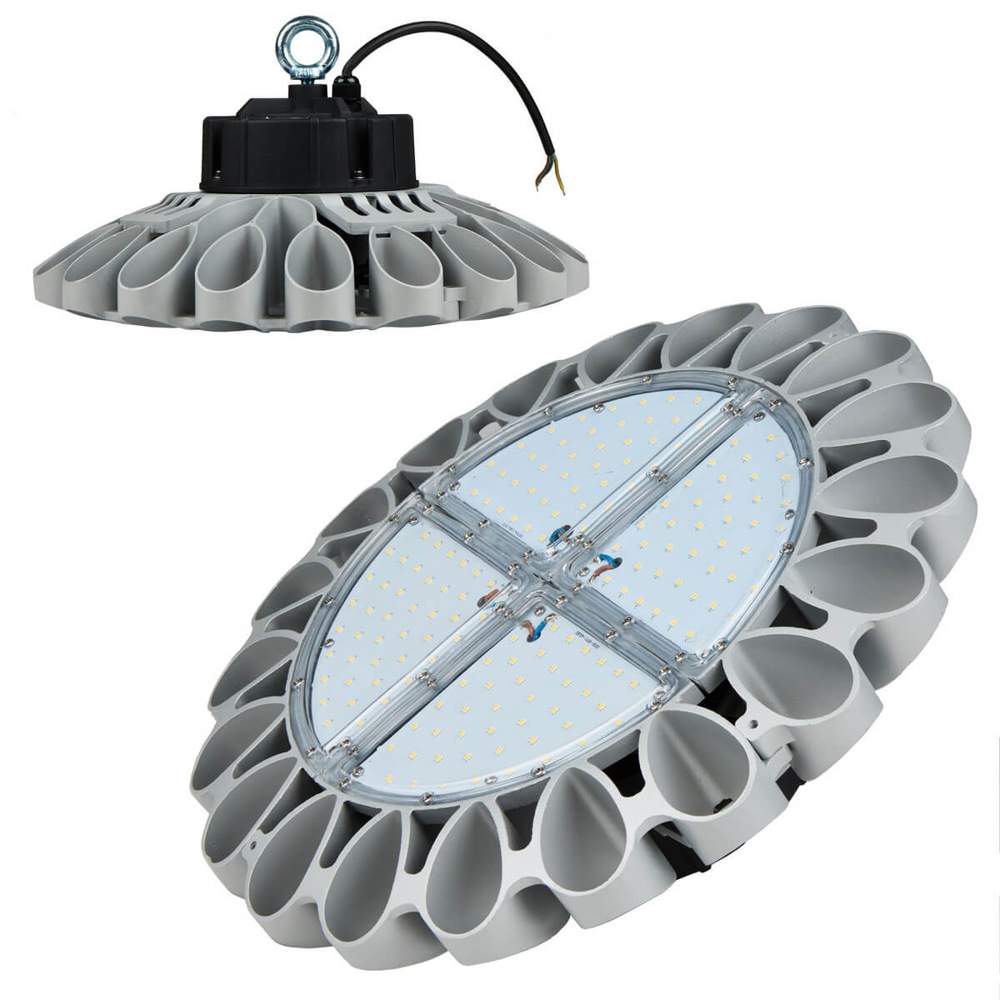 Светильник с/д Uniel ULY-U30B-100W/DW Silver  IP65 промышлен. 60гр. UL-00002057