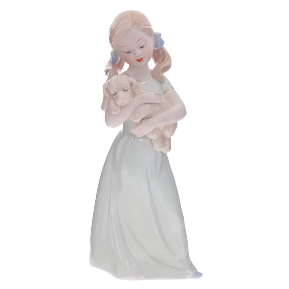 REMECO COLLECTION Статуэтка 766451 Девочка с собакой фарфор 15х13х31см