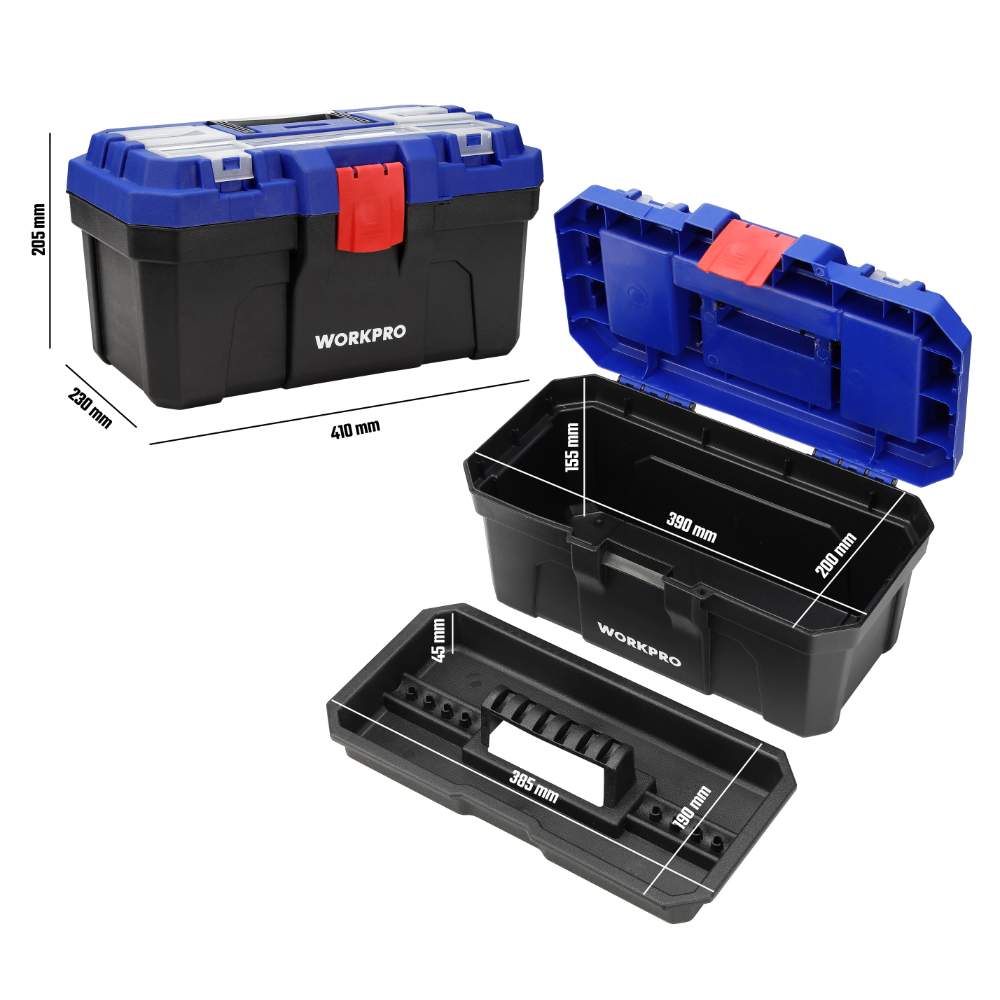 Органайзер Workpro д/инструментов 410х230х205мм  WP283001