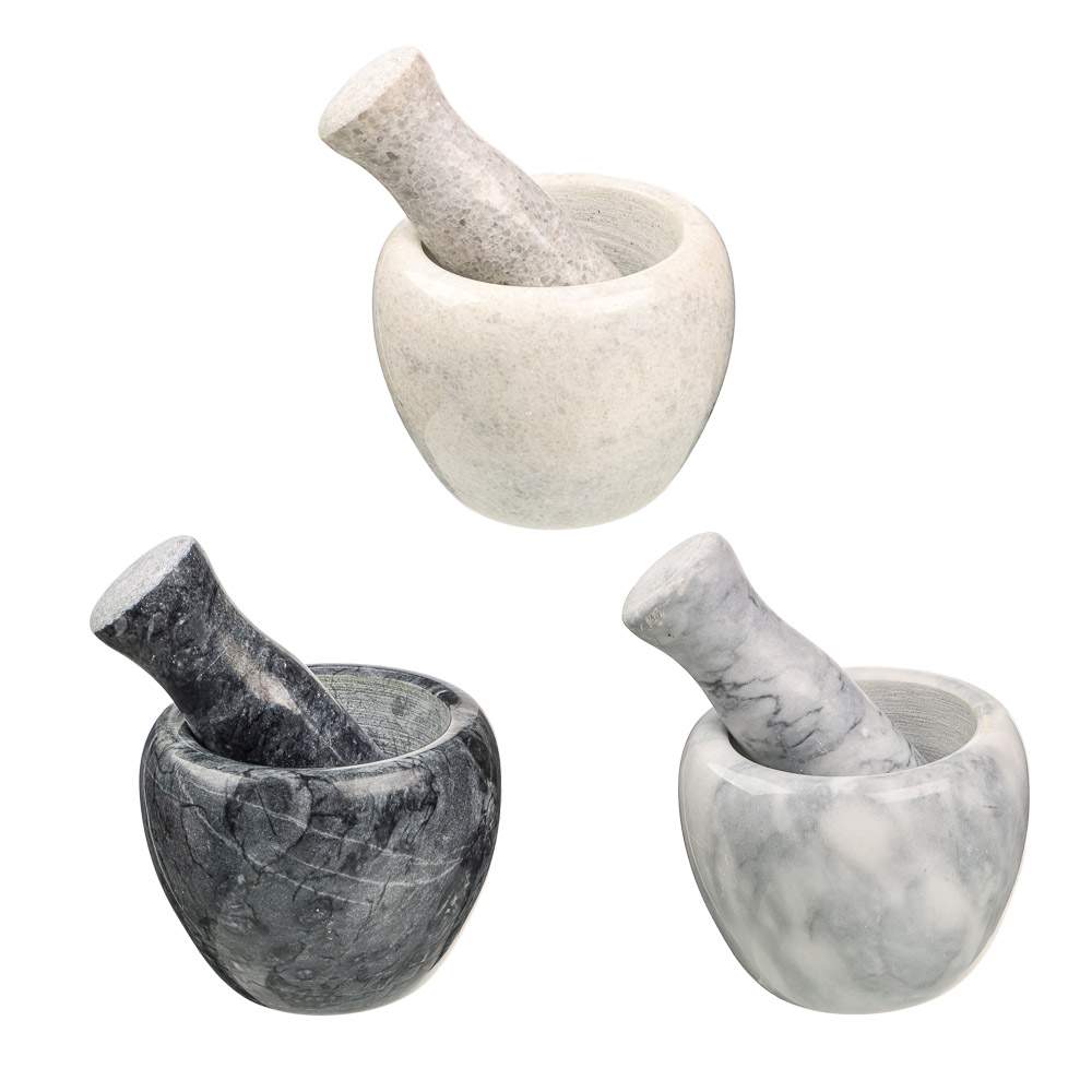VETTA Ступка 884-343 с пестиком мрамор 10х7,5см