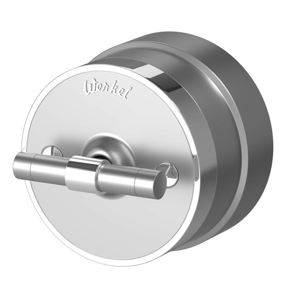 Выключатель на 4 положения двухклавишный Vintage (серебро матовый/хром)  -  W5822054