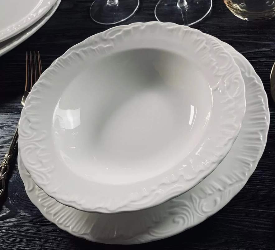 LENARDI Аврора Набор тарелок 305-028 суповых 23см 6шт 