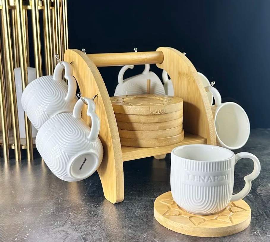 LENARDI Набор кофейный 140-056 12пр/6перс 125мл Bamboo
