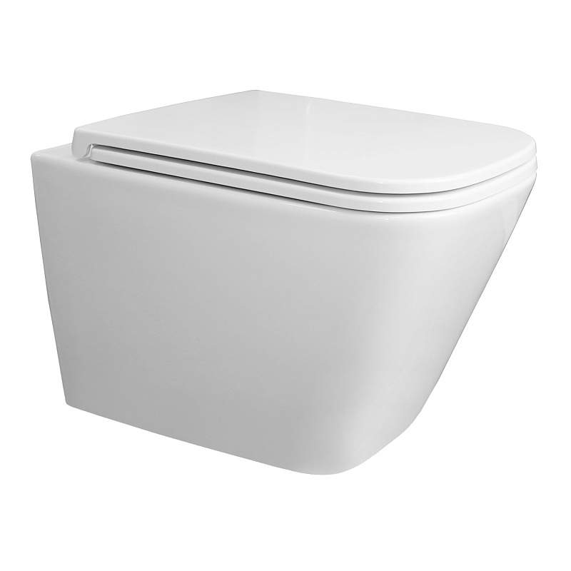 Унитаз Azario Teramo Торнадо подвесной безоб. AZ-0052-UQ3 с сидением микролифт