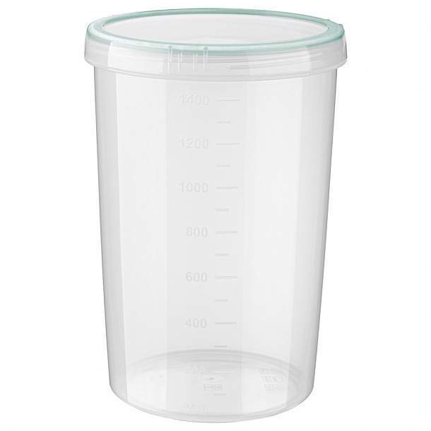 БЫТПЛАСТ Банка 4311484 Phibo Винтаж д/сыпучих 1500мл с винтовой крышкой 125х125х180мм микс 