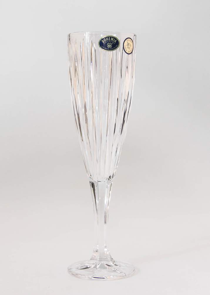 CRYSTAL BOHEMIA Набор Skyline бокалы д/шампанского 180мл 6шт 10899/0/24340/180 БПХ844