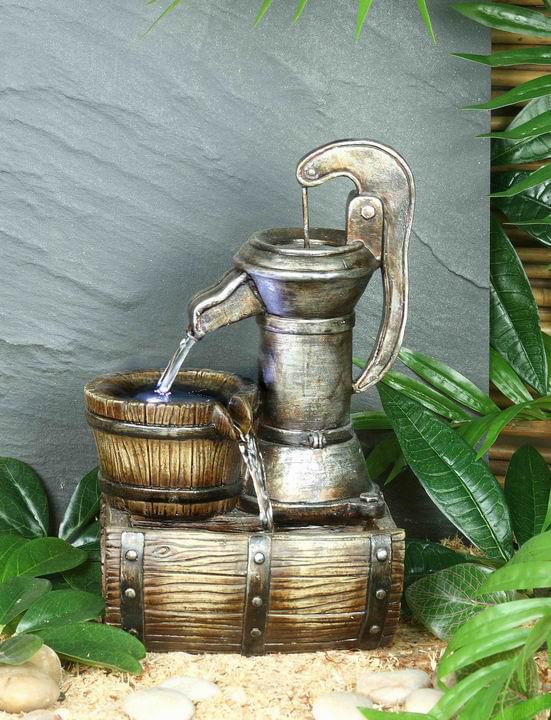 Фонтан с подсветкой  Колонка  DW 97128