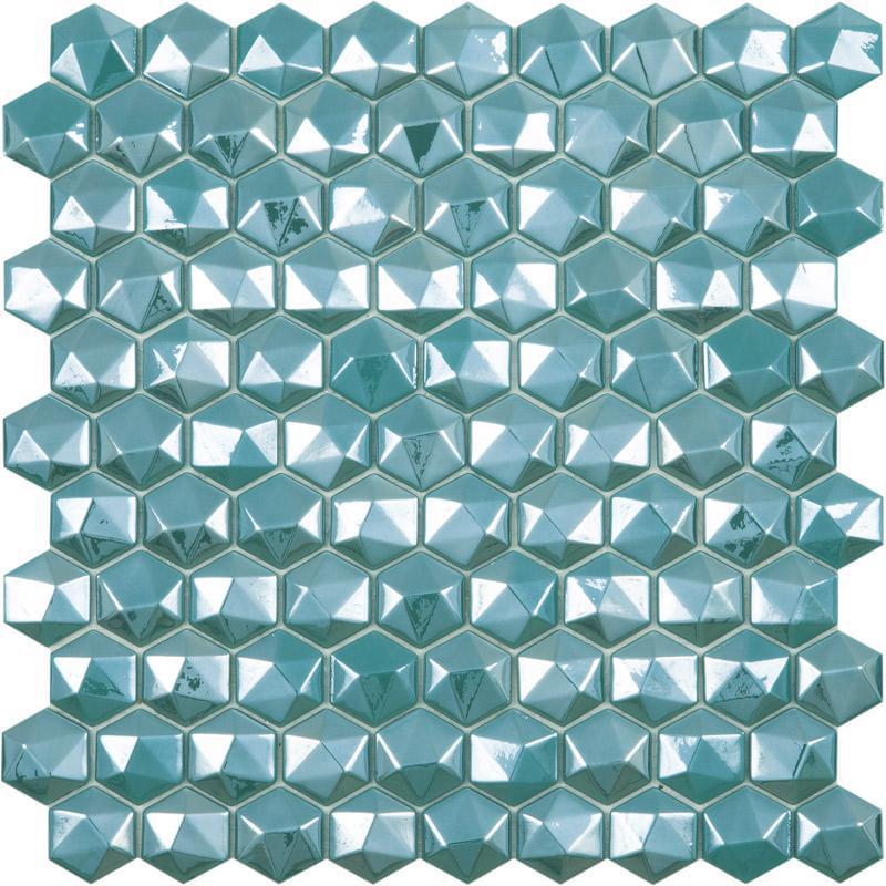 Мозаика Hex Diamond Бирюзовый № 370D