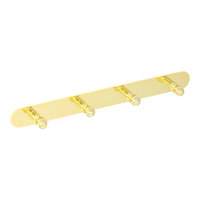 Планка Veragio GIALETTA VR.GIL-6437.DO   с 4-мя крючками  L31,5см  золото