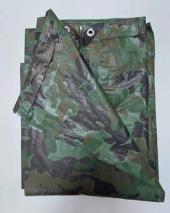 Тент тарпаулин камуфляж  4х5м (10шт)
