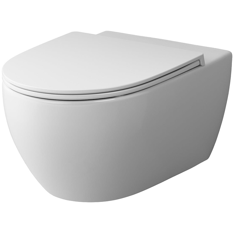 Унитаз подвесной  Awe C111700WH FlashClean+сид.микрол. Awe C117852WH