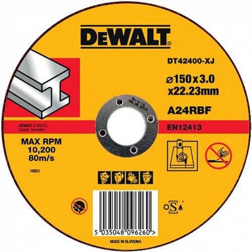 Диск *абразивный Девалт 150*3,0*22,2  металл  DT42400