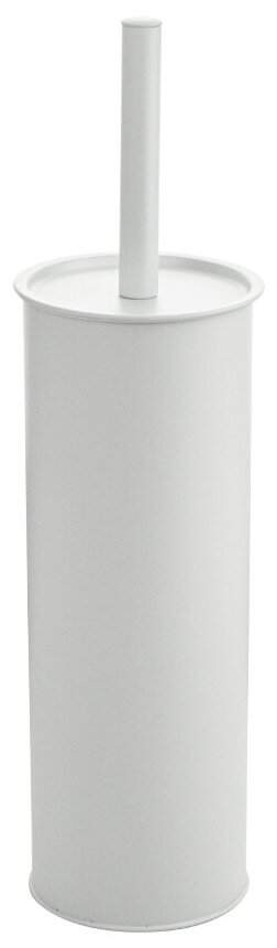 Ерш д/унитаза напольный  нерж. сталь БЕЛЫЙ эмаль   Санакс  2315