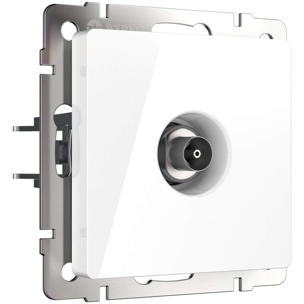 Розетка  Frame ТВ-оконечная  белая  WL01-TV  -  W1183001