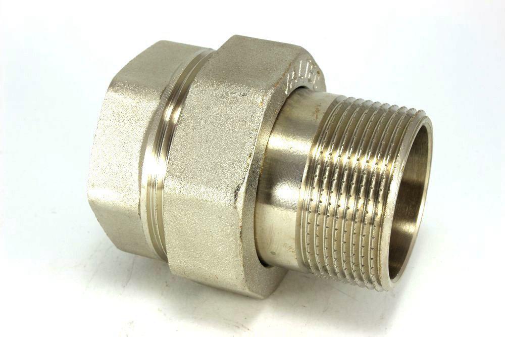 Американка прямая 1 1/2"  вн.-нар. хром  VTr.341.N.0008