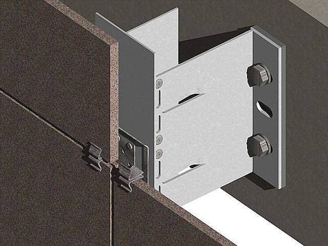 Кронштейн алюминиевый 80*40*80 скользящий