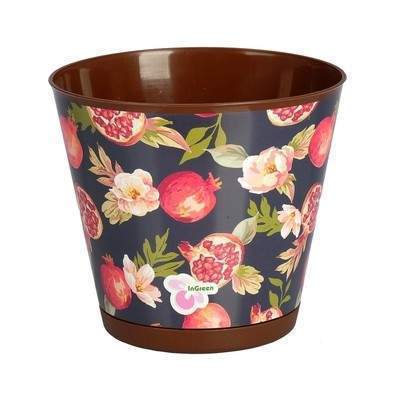 Горшок  Крит Гранат  46020ГРНТ  d.200/3,6л  (Пластик Центр)